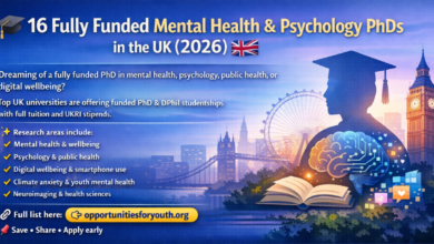 funded phd programs uk